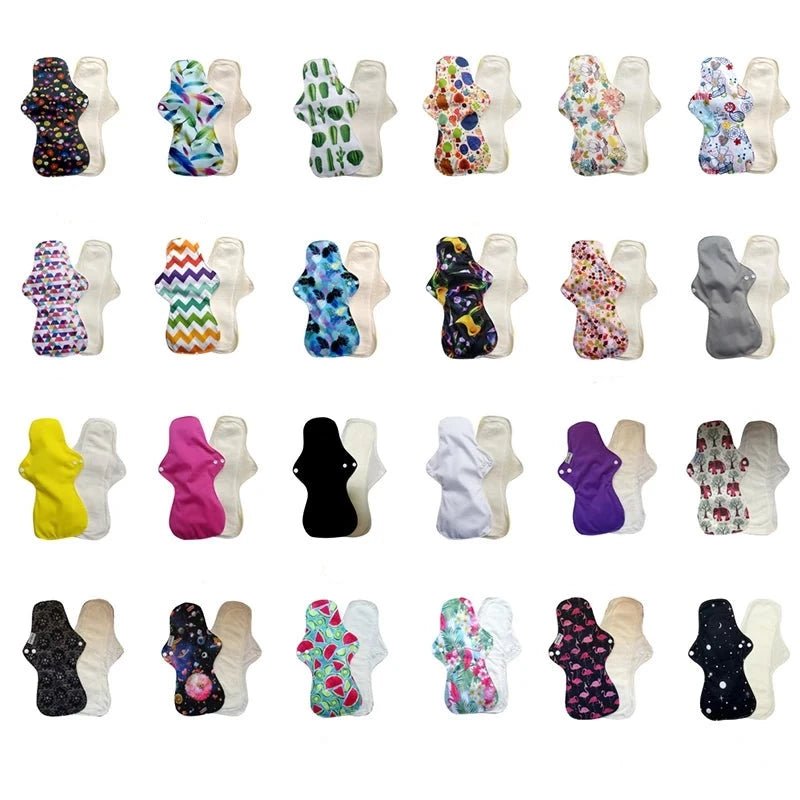 Absorvente higiênico reutilizável de bambú orgânico - fluxo intenso