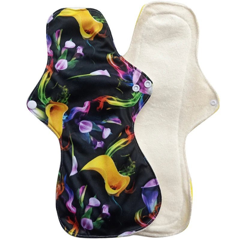 Absorvente higiênico reutilizável de bambú orgânico - fluxo intenso