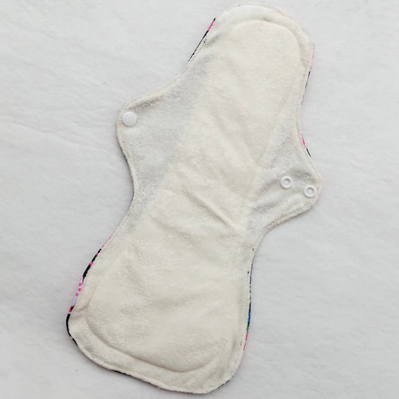 Absorvente higiênico reutilizável de bambú orgânico - fluxo intenso