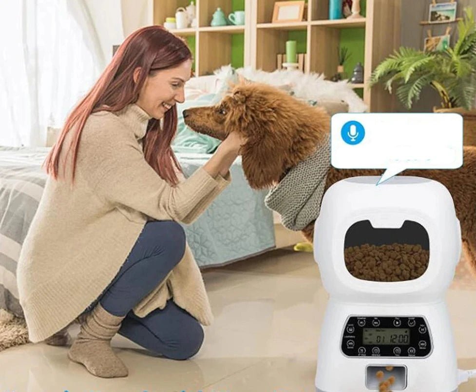 Alimentador Pet cães e gatos digital 3.5L WIFI