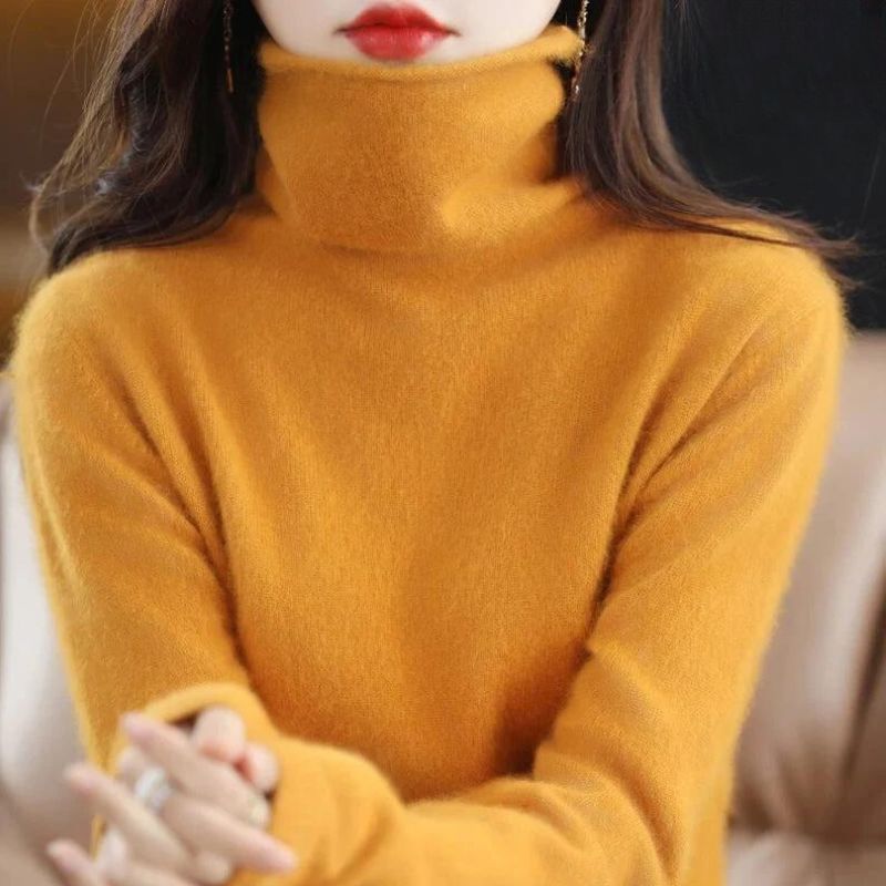 Blusa Caxemira feminina gola alta