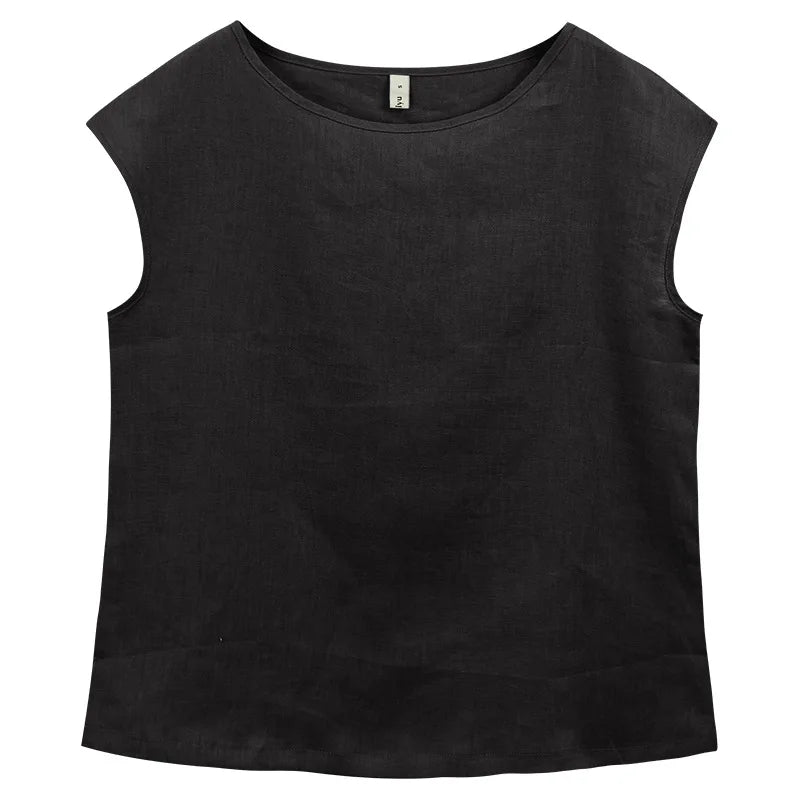 Blusa feminina boho chic 100% linho - Cuidarte Integral