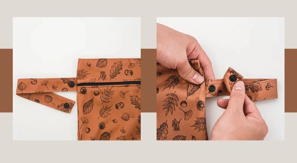 Bolsa eco-friendly para fraldas e utensílios do bebê - 2 un.