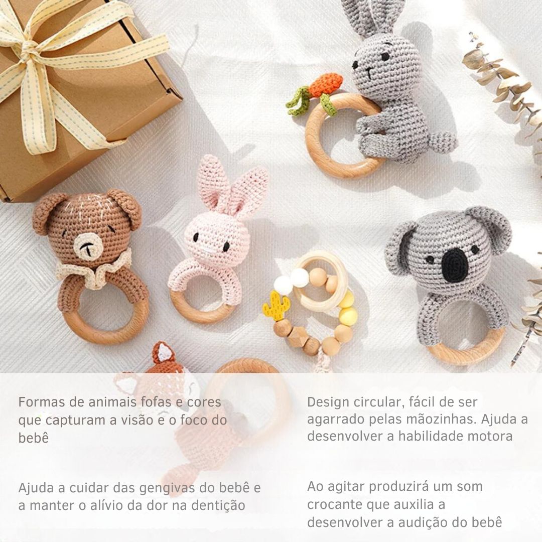 Caixa de boas vindas recém nascido eco - friendly - 5 itens - Opção 01 - Cuidarte Integral