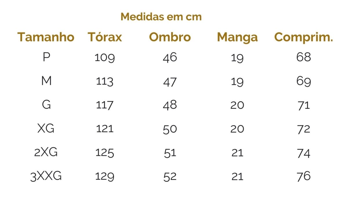 Camisa masculina manga curta de linho e algodão - Cuidarte Integral