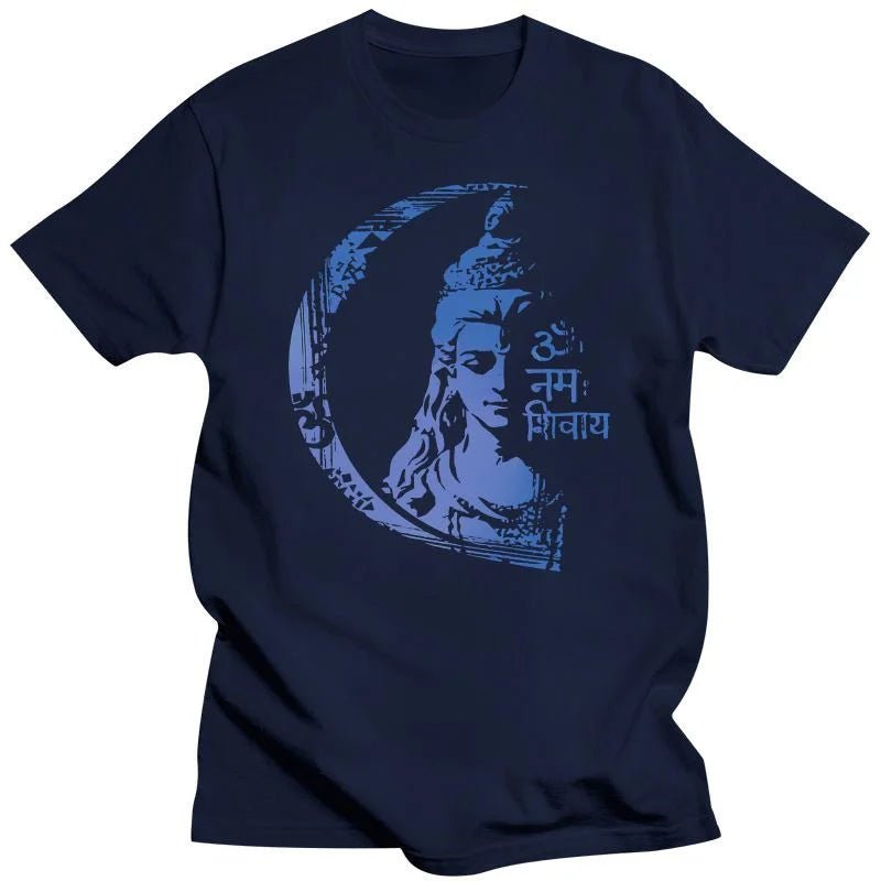 Camiseta de algodão unissex Lord Shiva Yoga - Cuidarte Integral