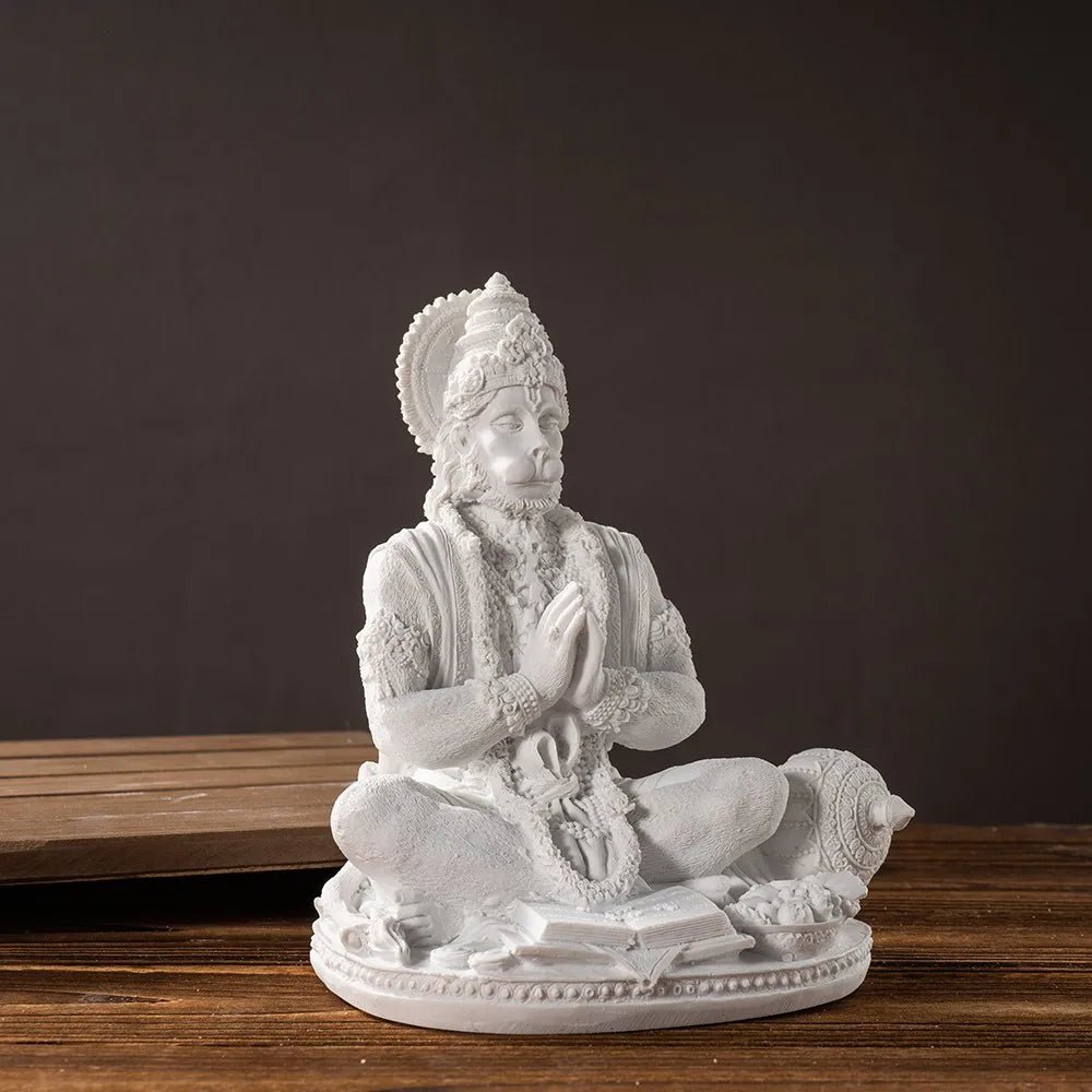 Estatueta de decoração Hindu Deus Macaco Hanuman 18cm - Cuidarte Integral