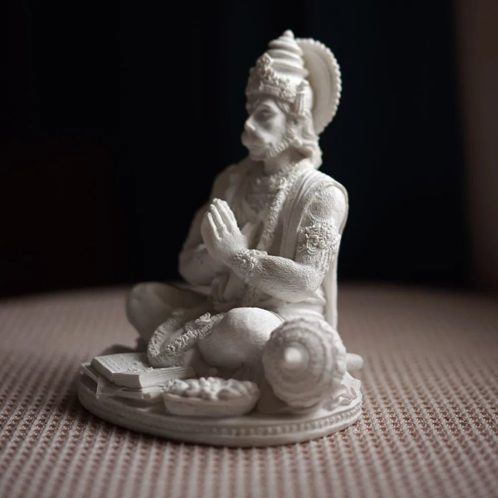 Estatueta de decoração Hindu Deus Macaco Hanuman 18cm - Cuidarte Integral