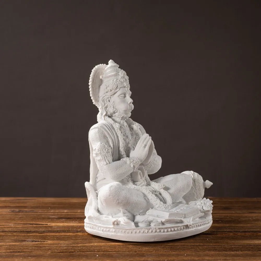 Estatueta de decoração Hindu Deus Macaco Hanuman 18cm - Cuidarte Integral