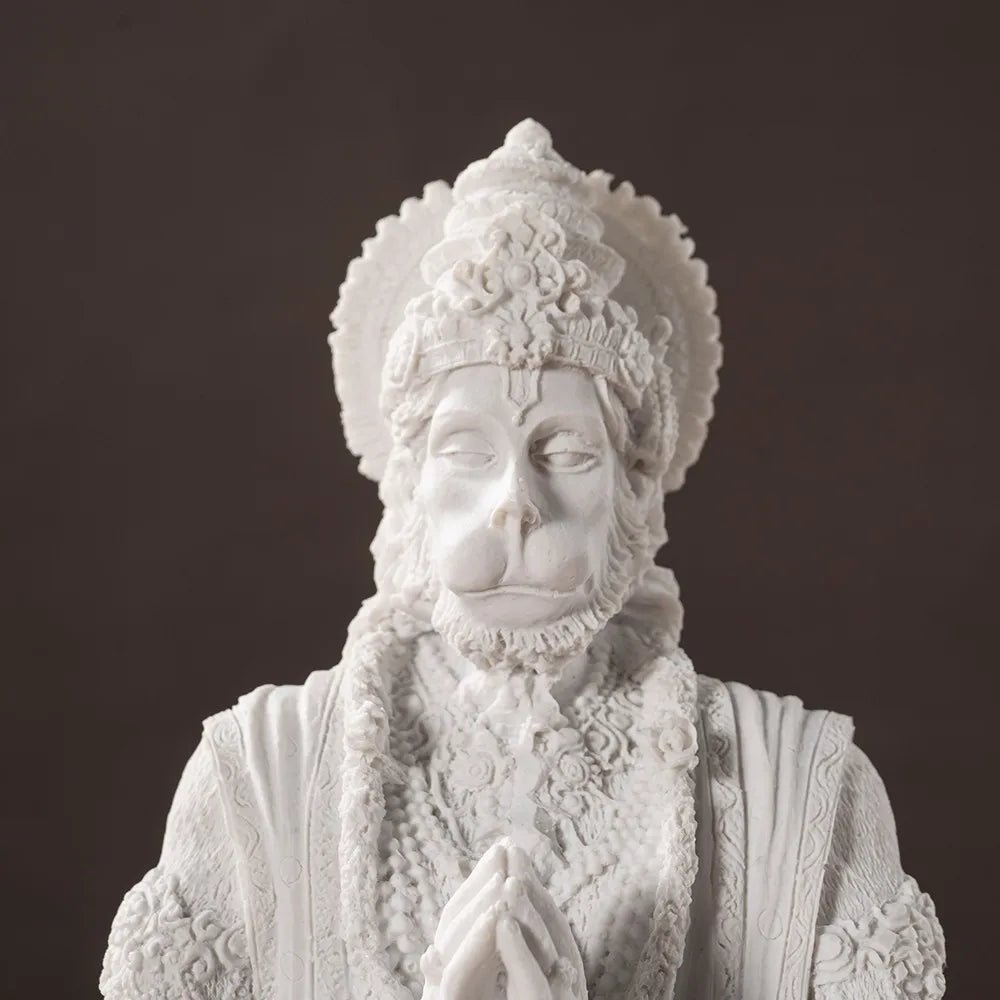 Estatueta de decoração Hindu Deus Macaco Hanuman 18cm - Cuidarte Integral