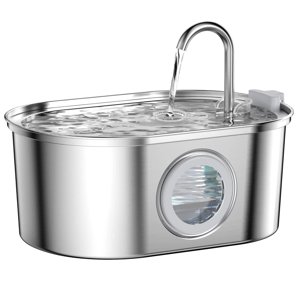 Fonte pet 3,2 L de aço inoxidável com controle de nível - FONTE PURAPET - Cuidarte Integral