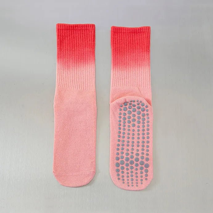 Meias esportivas femininas de algodão antiderrapante - Cuidarte Integral
