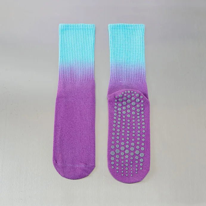 Meias esportivas femininas de algodão antiderrapante - Cuidarte Integral