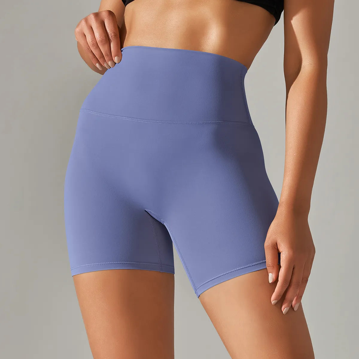 Shorts feminino fitness esportivo cintura alta - Cuidarte Integral