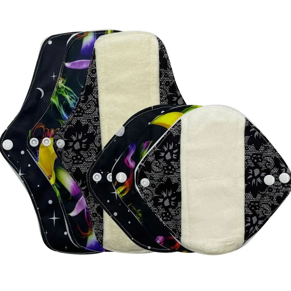 Absorvente higiênico reutilizável de bambú orgânico - fluxo intenso