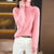 Blusa Caxemira feminina gola alta