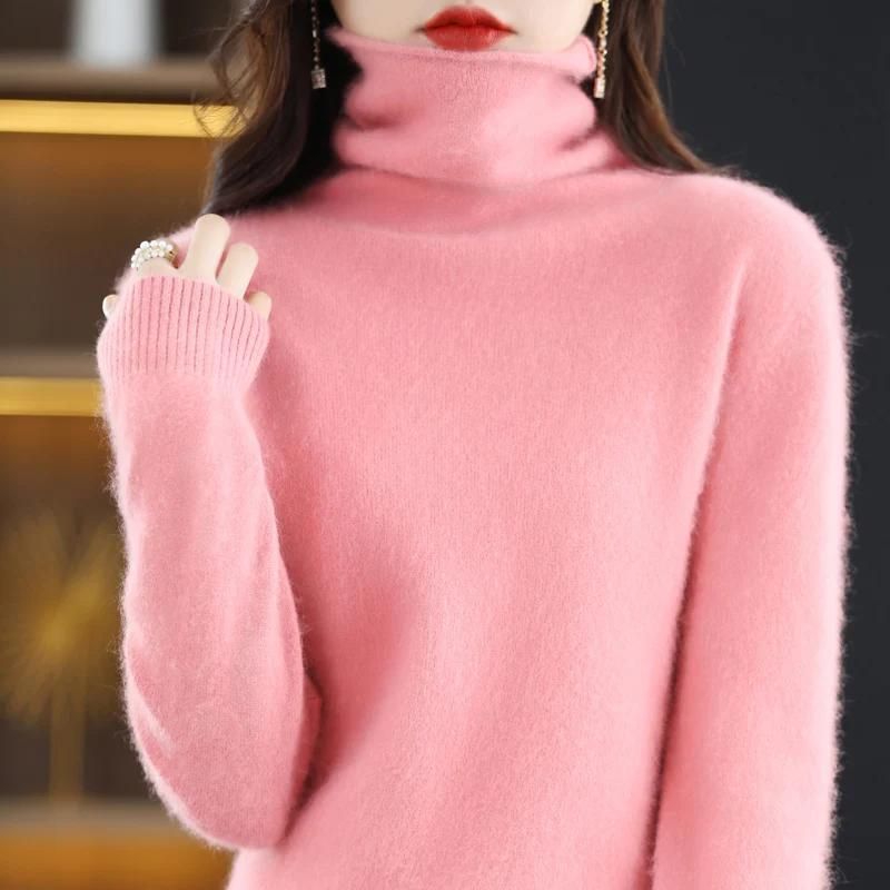Blusa Caxemira feminina gola alta