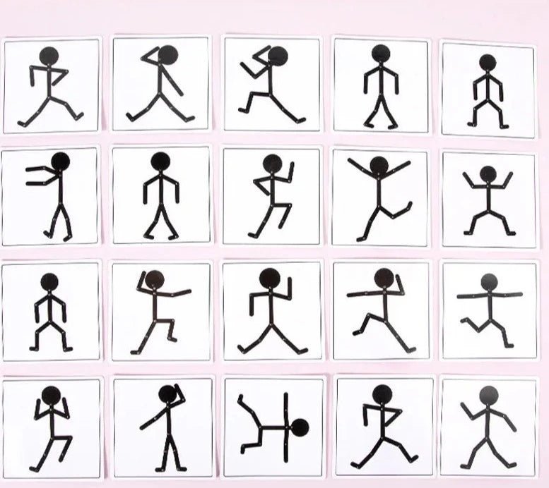 Boneco jogo de movimentos educativo montessori - 3 a 12 anos - Cuidarte Integral