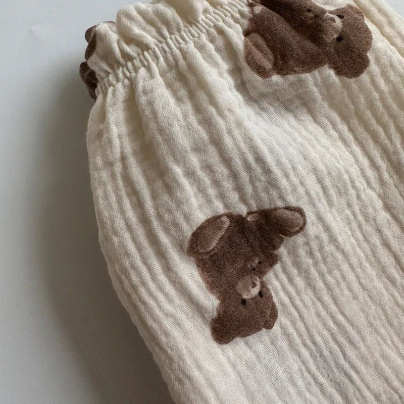 Calça para bebês unissex de algodão orgânico 3m-3a Eco-Friendly