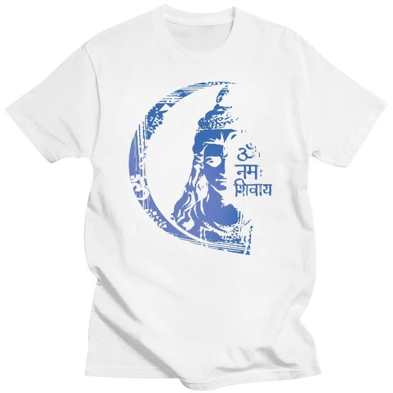 Camiseta de algodão unissex Lord Shiva Yoga - Cuidarte Integral