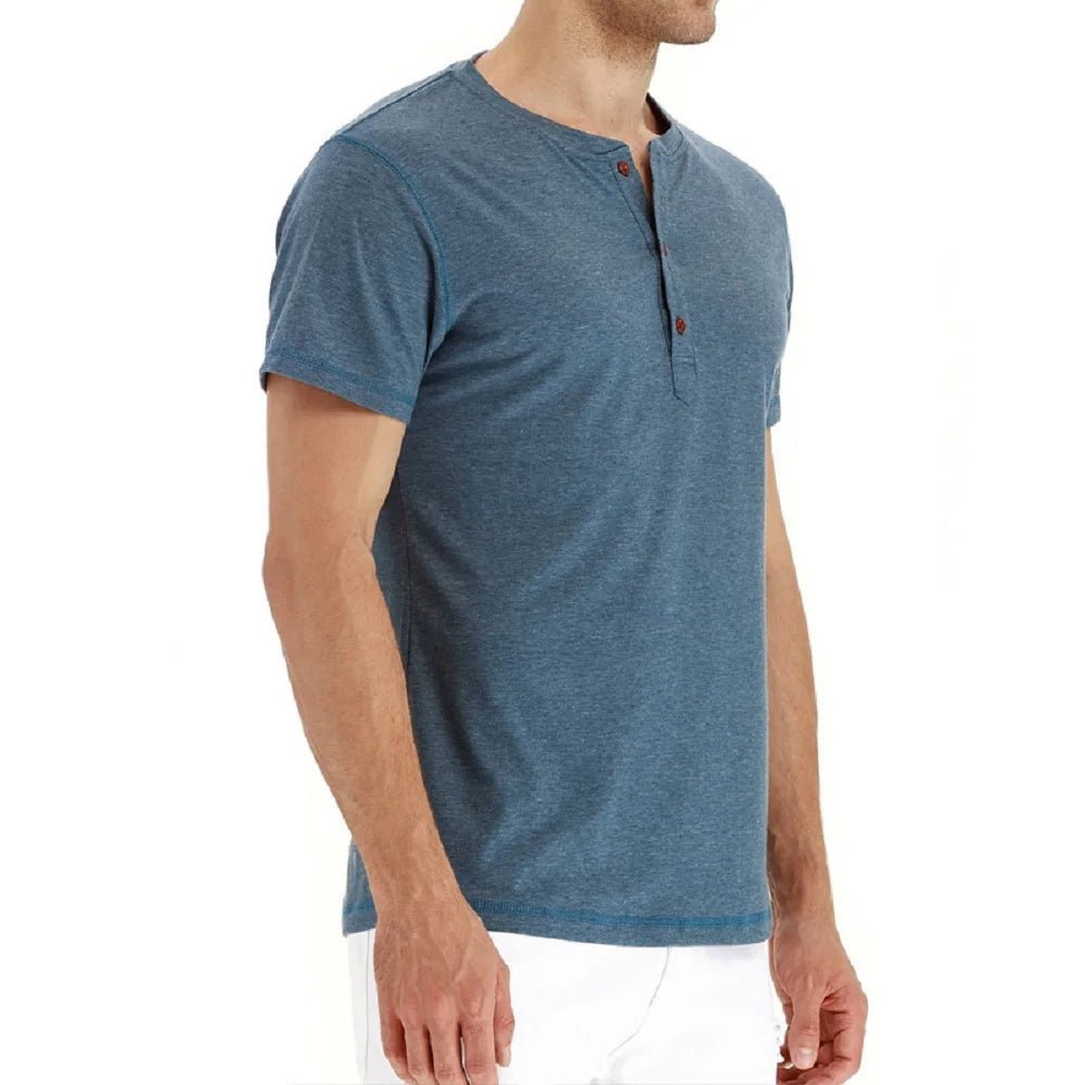 Camiseta pólo masculina de algodão - Cuidarte Integral