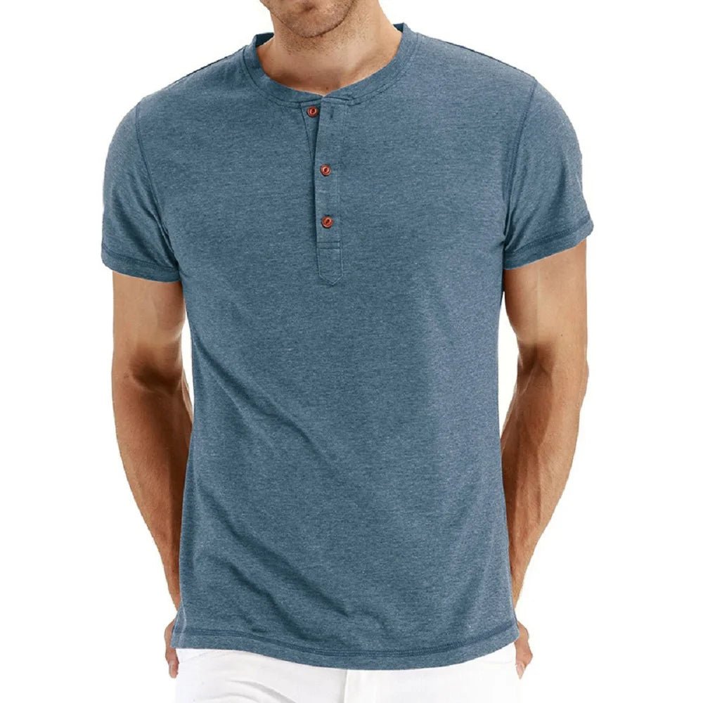 Camiseta pólo masculina de algodão - Cuidarte Integral