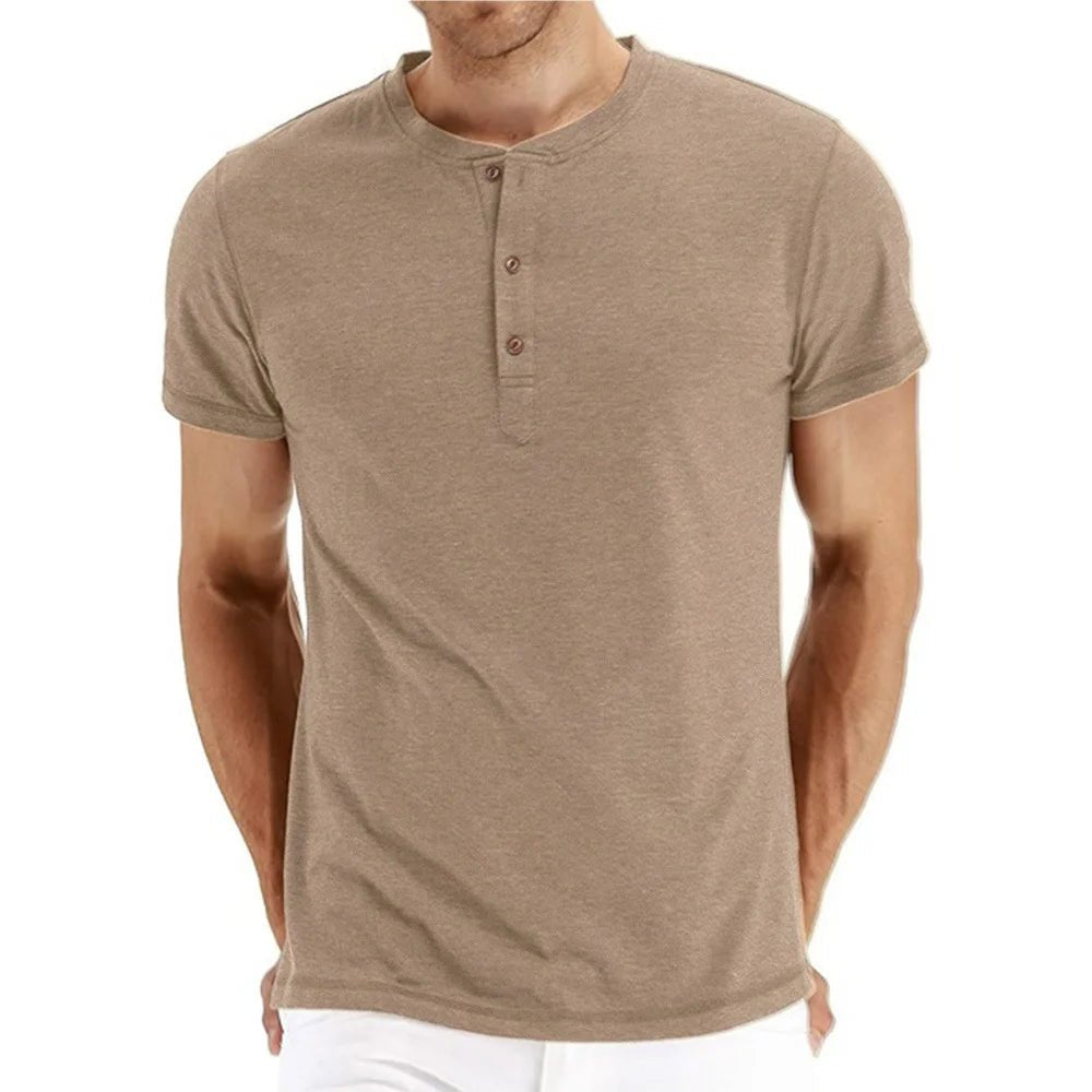 Camiseta pólo masculina de algodão - Cuidarte Integral