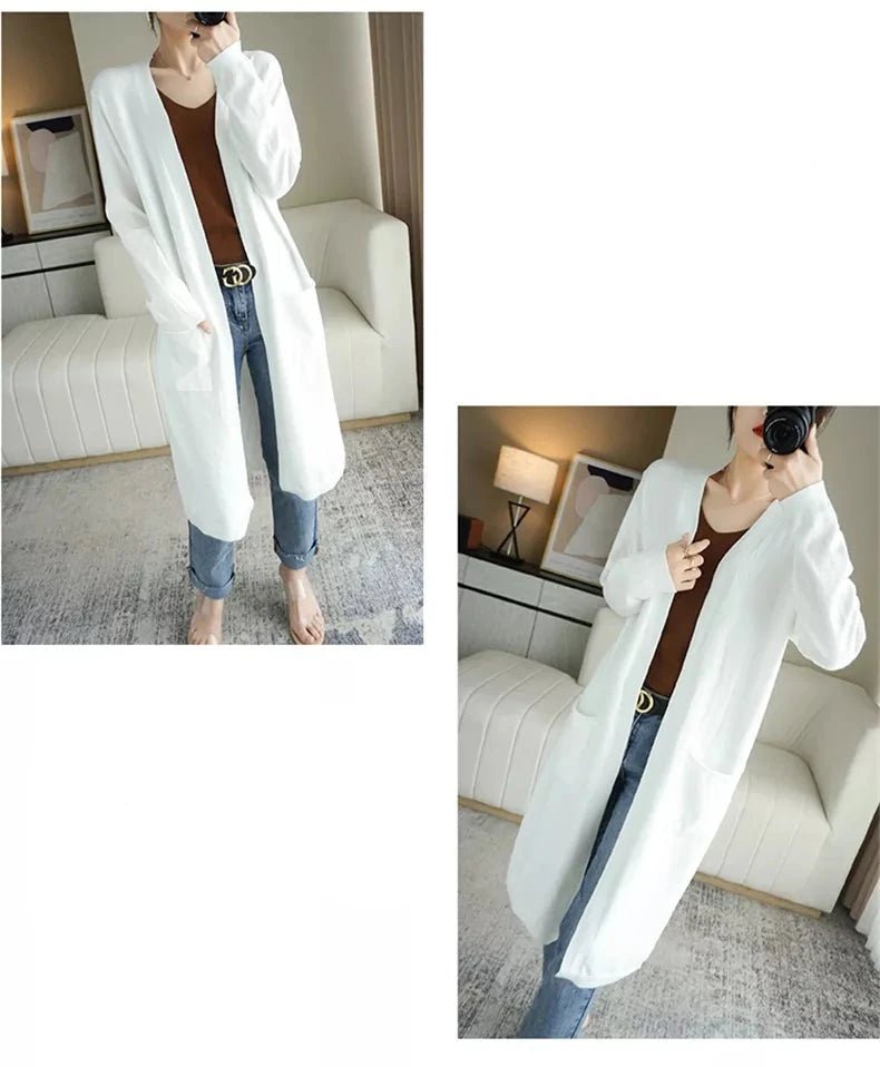 Cardigan feminino adulto de caxemira - Cuidarte Integral