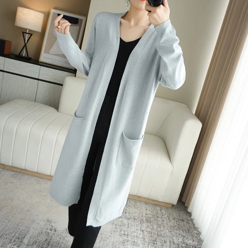 Cardigan feminino adulto de caxemira - Cuidarte Integral