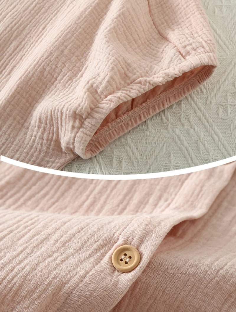 Conjunto de pijama feminino camisa e calça 100% algodão - Cuidarte Integral