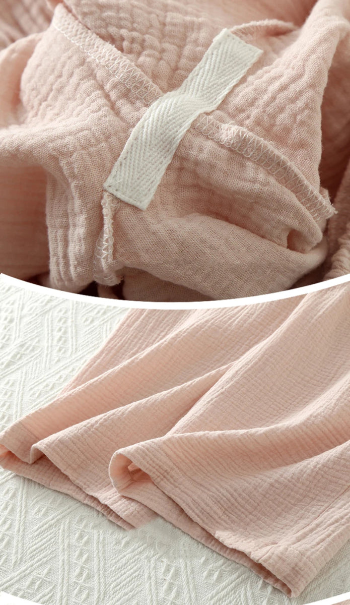 Conjunto de pijama feminino camisa e calça 100% algodão - Cuidarte Integral