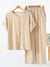 Conjunto de pijama feminino camisa e calça 100% algodão - Cuidarte Integral