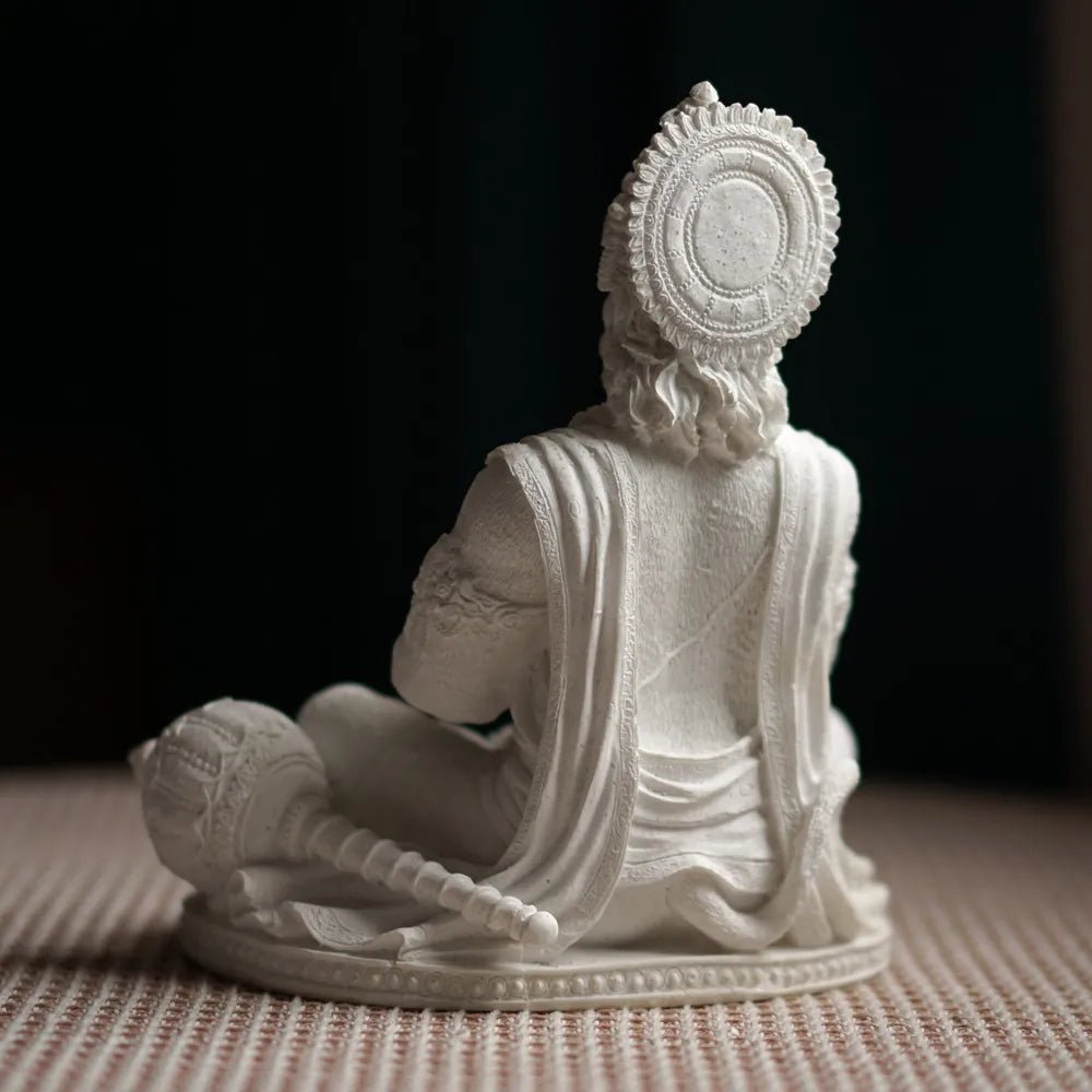 Estatueta de decoração Hindu Deus Macaco Hanuman 18cm - Cuidarte Integral