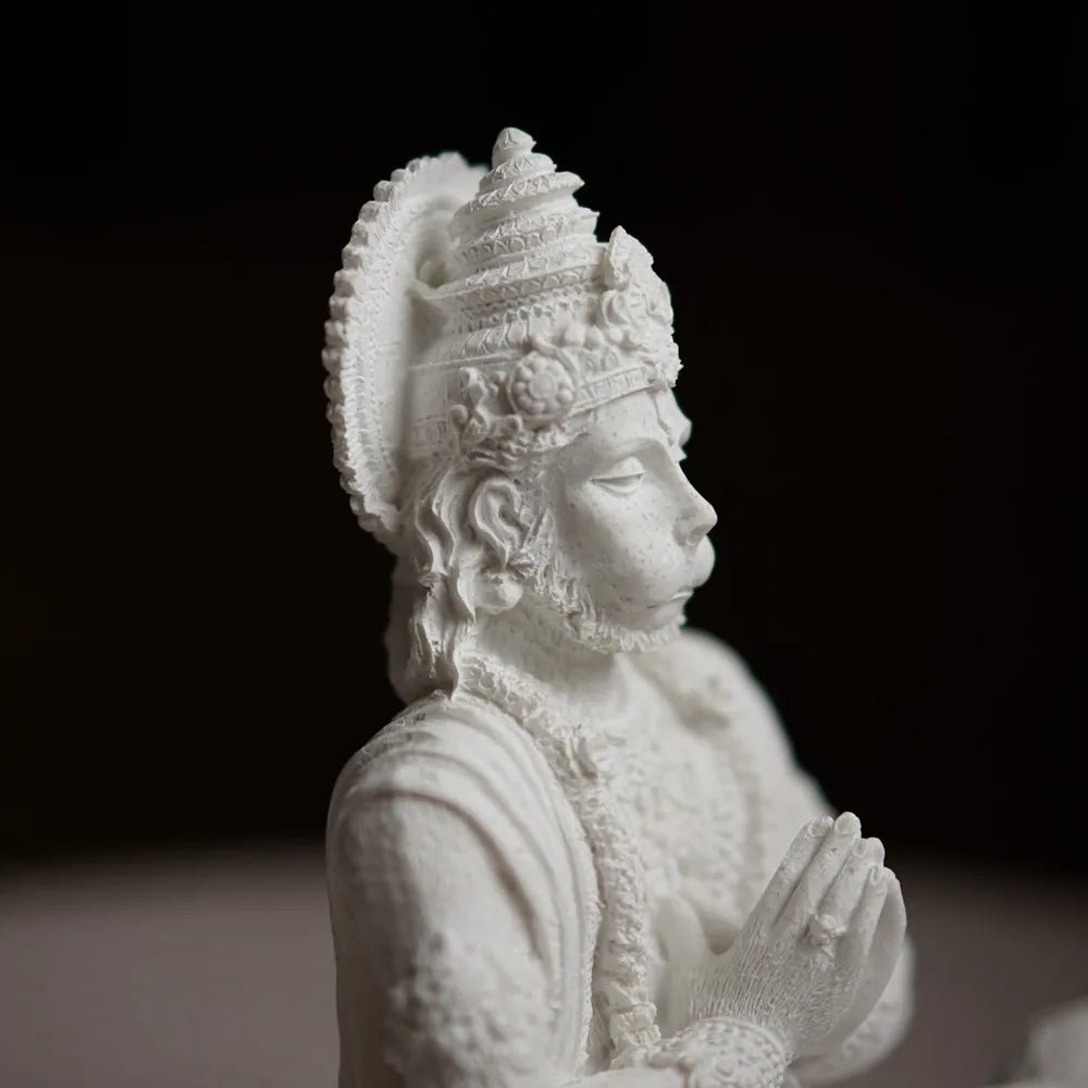 Estatueta de decoração Hindu Deus Macaco Hanuman 18cm - Cuidarte Integral