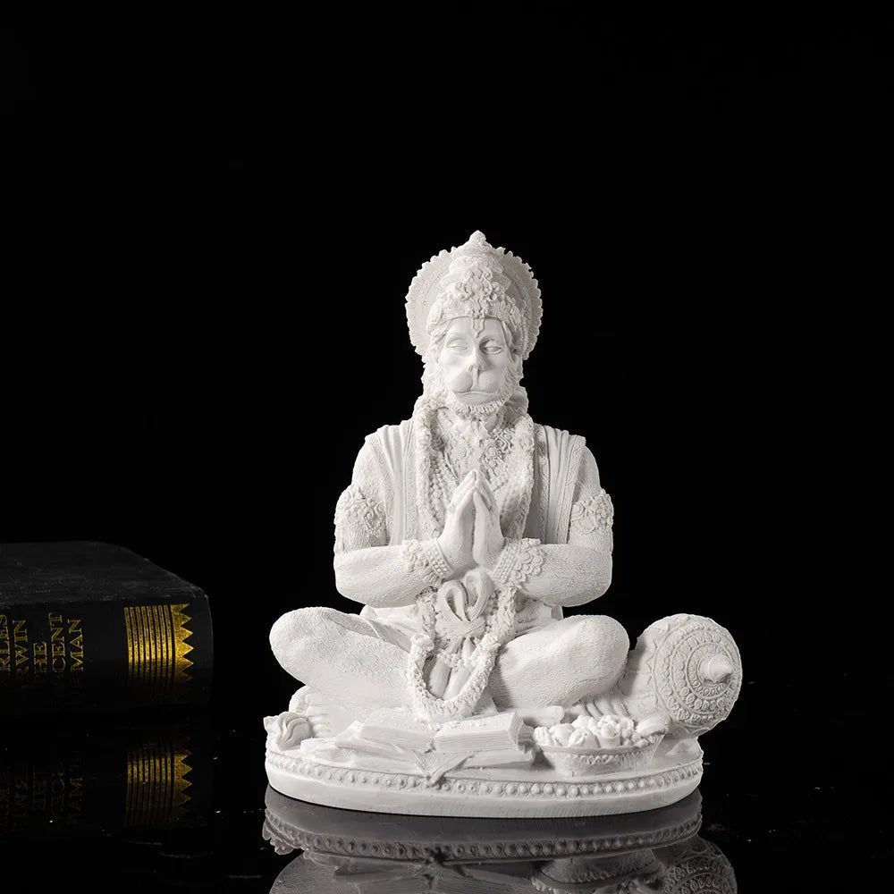 Estatueta de decoração Hindu Deus Macaco Hanuman 18cm - Cuidarte Integral