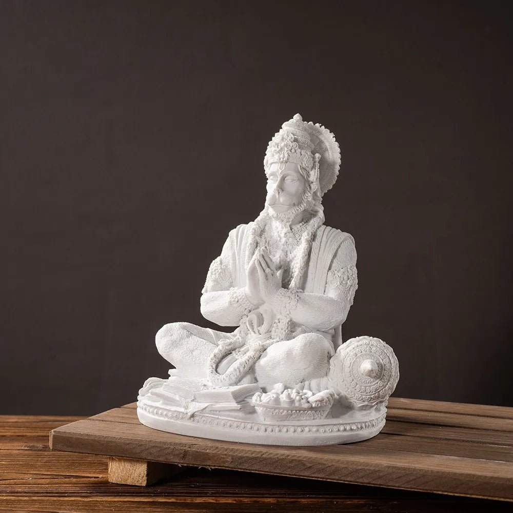 Estatueta de decoração Hindu Deus Macaco Hanuman 18cm - Cuidarte Integral