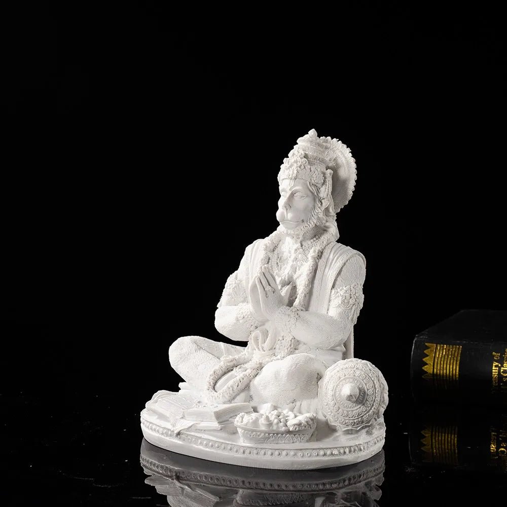 Estatueta de decoração Hindu Deus Macaco Hanuman 18cm - Cuidarte Integral
