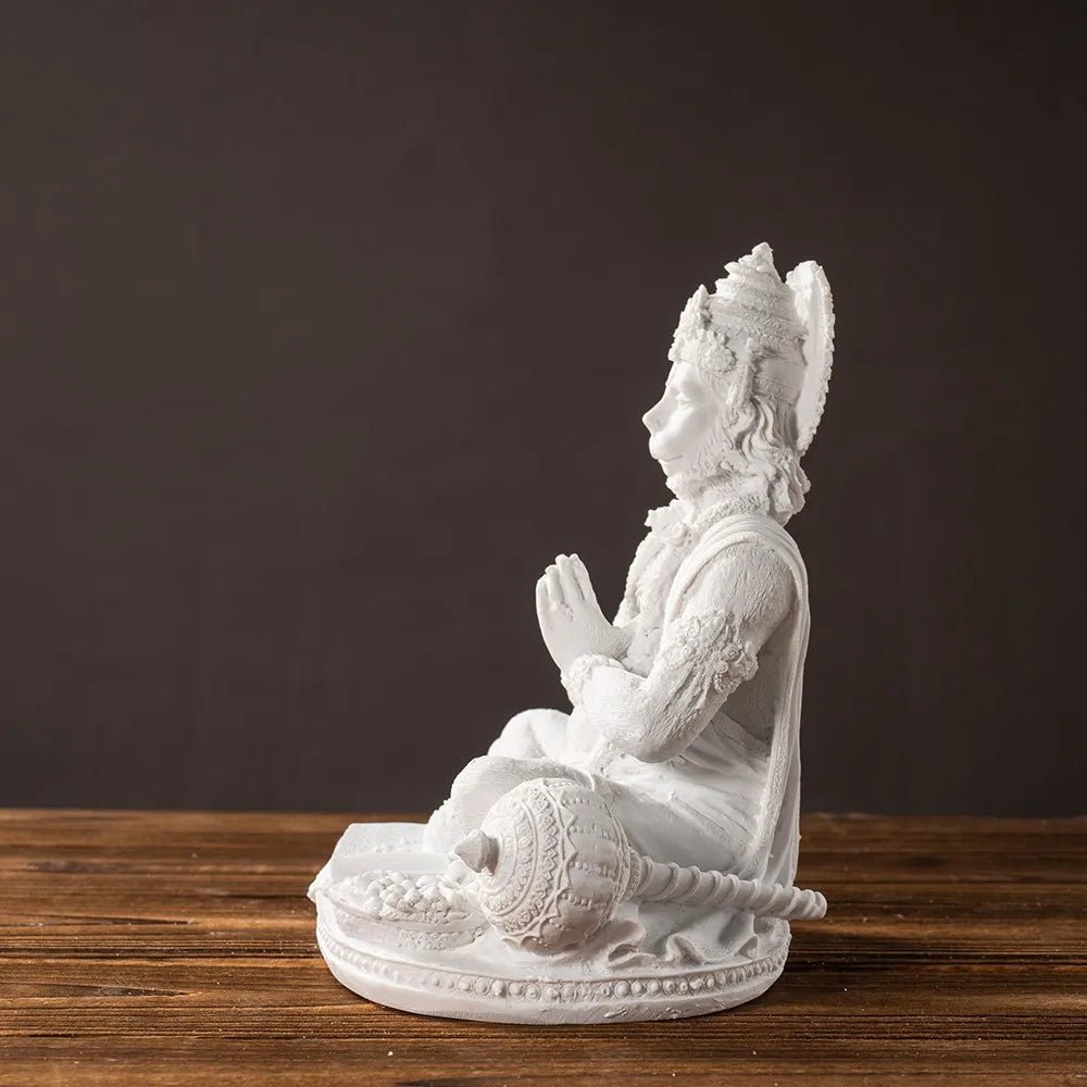 Estatueta de decoração Hindu Deus Macaco Hanuman 18cm - Cuidarte Integral