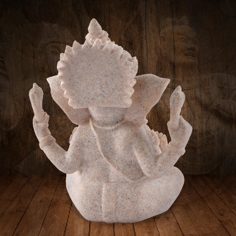 Estatueta de decoração hindu Lord Ganesha 9 a 21 cm - Cuidarte Integral