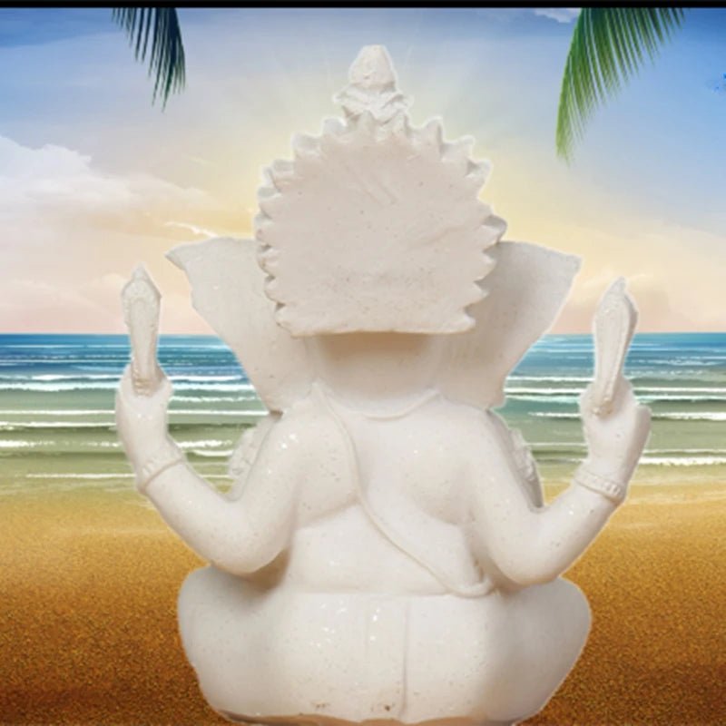 Estatueta de decoração hindu Lord Ganesha 9 a 21 cm - Cuidarte Integral