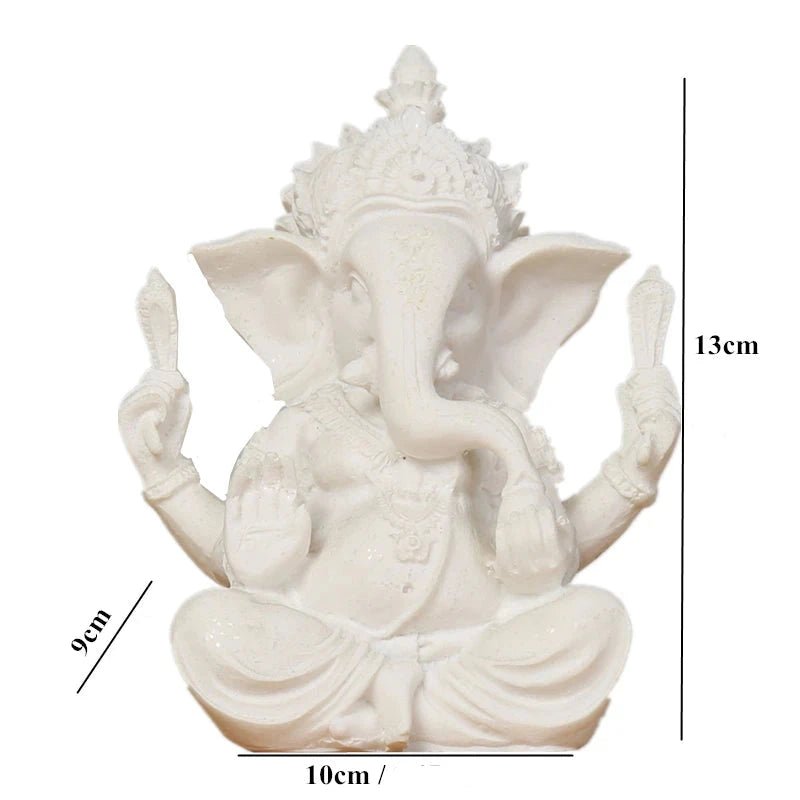 Estatueta de decoração hindu Lord Ganesha 9 a 21 cm - Cuidarte Integral