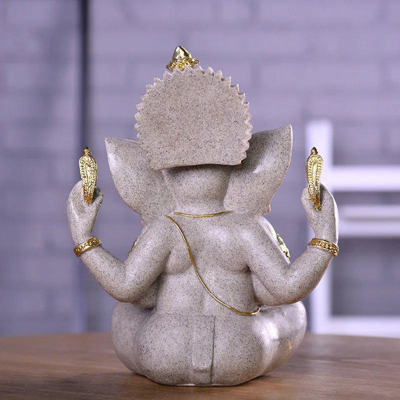 Estatueta de decoração hindu Lord Ganesha 9 a 21 cm - Cuidarte Integral