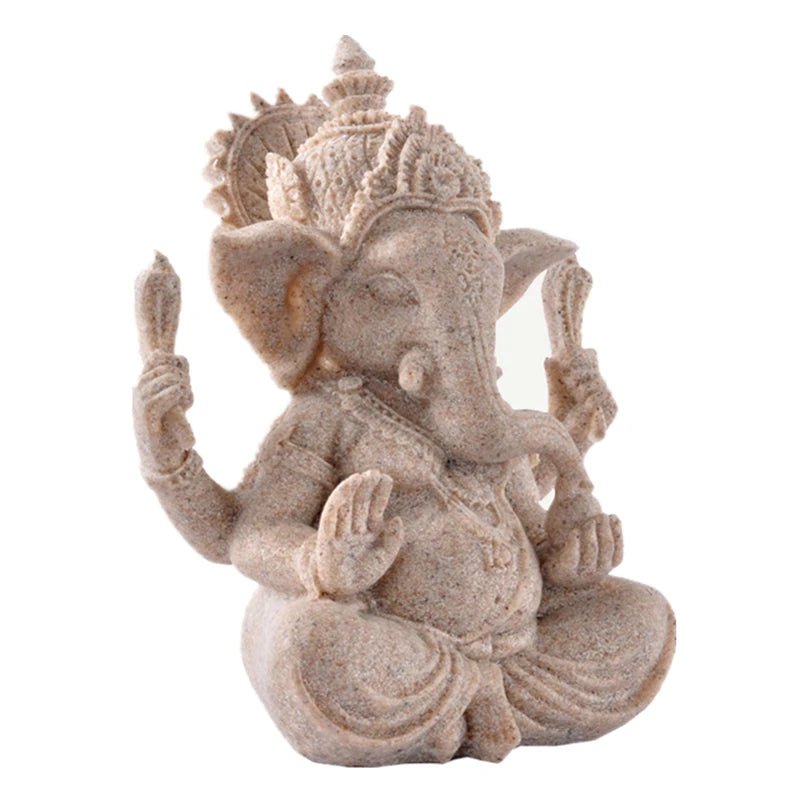 Estatueta de decoração hindu Lord Ganesha 9 a 21 cm - Cuidarte Integral