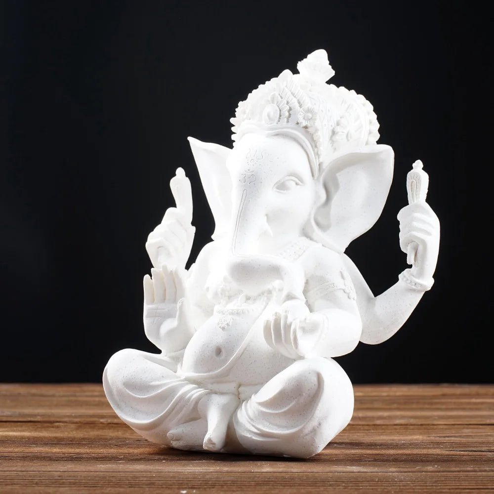Estatueta de decoração hindu Lord Ganesha 9 a 21 cm - Cuidarte Integral