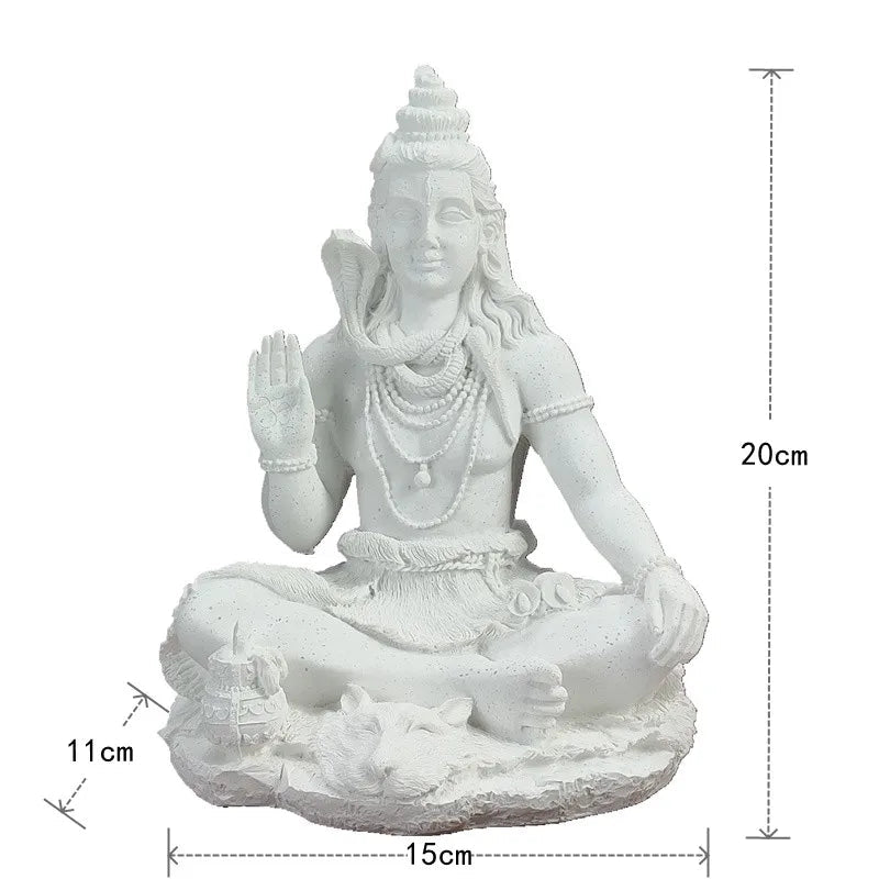 Estatueta de decoração Lord Shiva 20cm - Cuidarte Integral