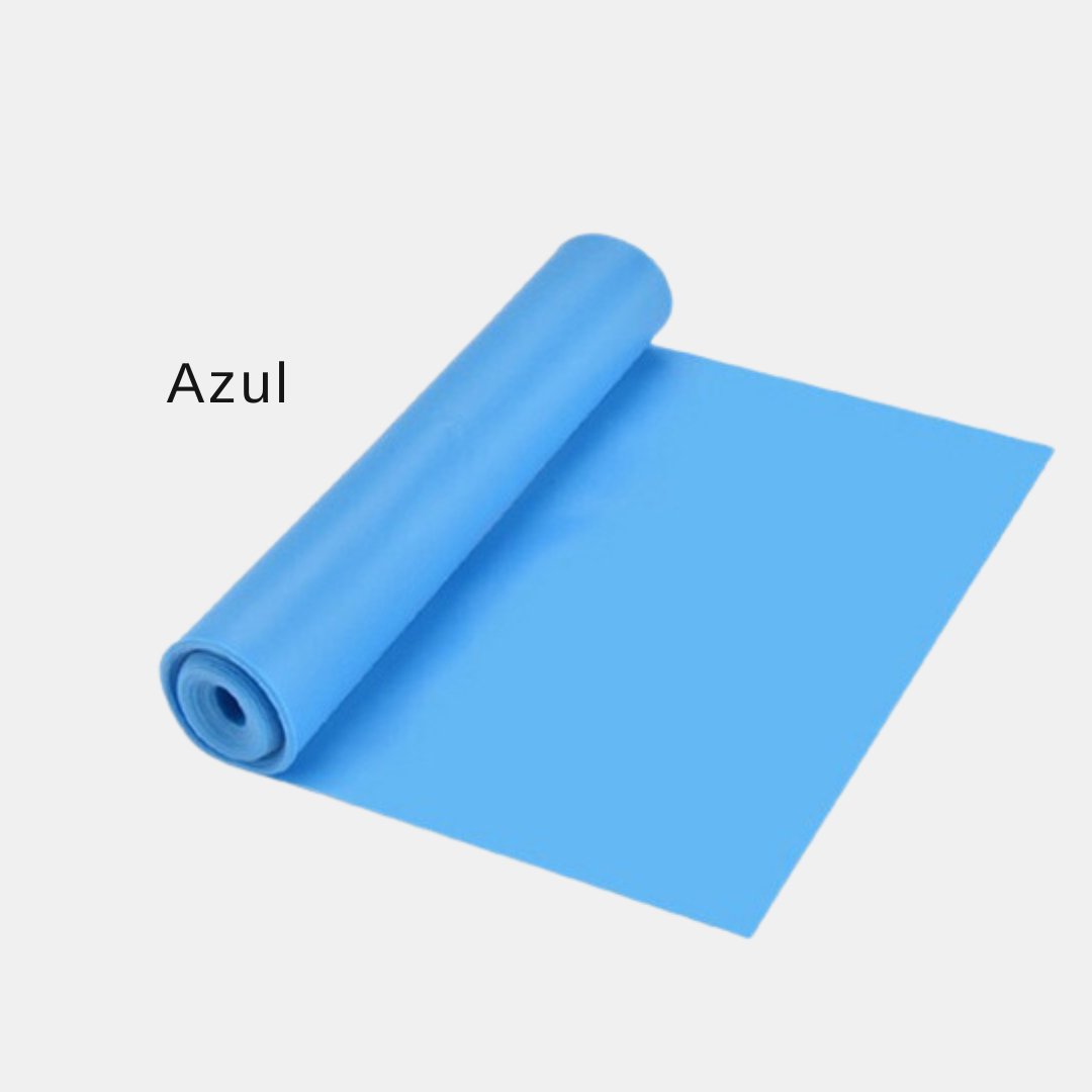 Faixas de Resistência Yoga de borracha natural treino pilates fitness - Cuidarte Integral