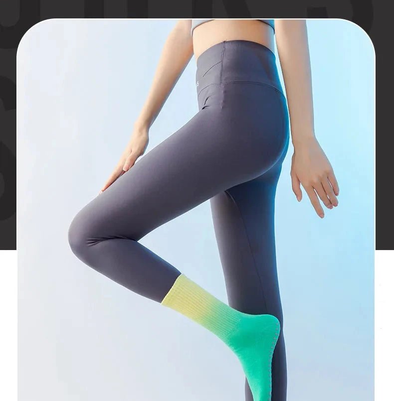 Meias esportivas femininas de algodão antiderrapante - Cuidarte Integral