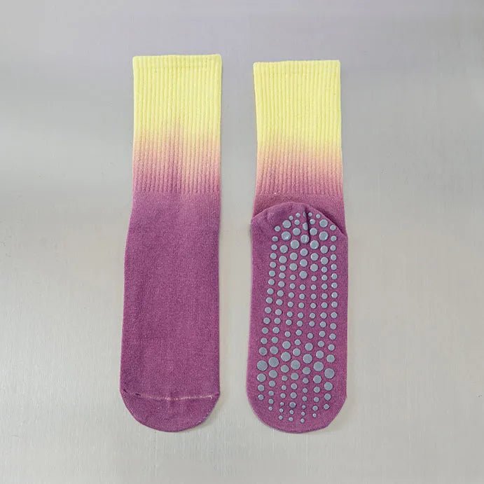 Meias esportivas femininas de algodão antiderrapante - Cuidarte Integral