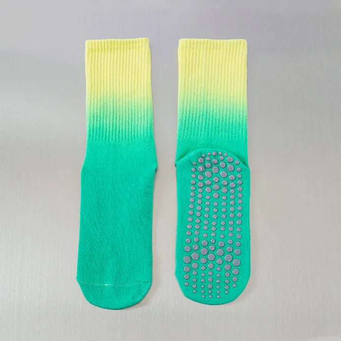 Meias esportivas femininas de algodão antiderrapante - Cuidarte Integral