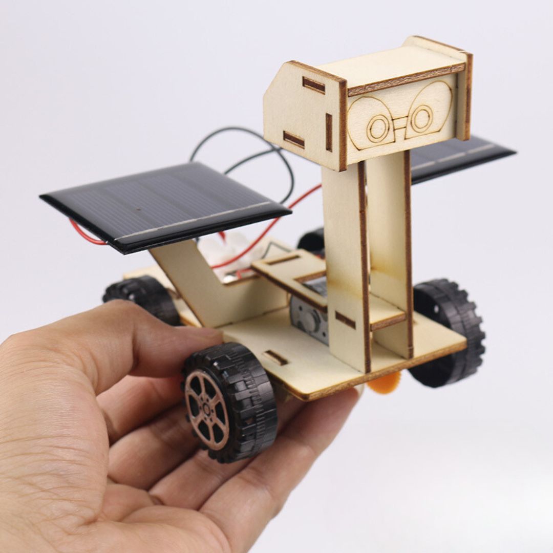 Mini Robô educativo DIY com painel solar - Cuidarte Integral